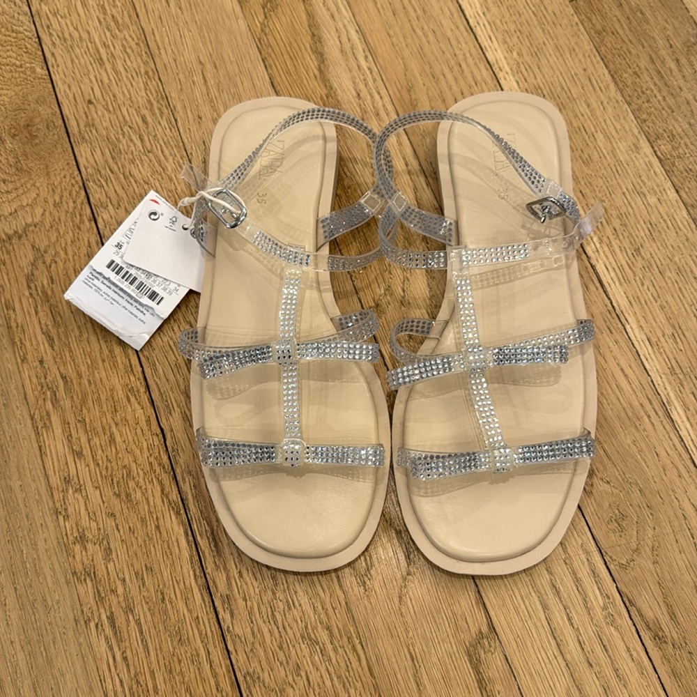Brand new never worn with tags girls Zara sandals
